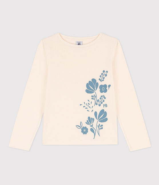 T-shirt a maniche lunghe in cotone bambino unisex  bianco AVALANCHE/ ROVER
