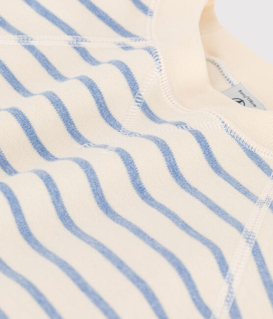 Felpa in cotone bambino unisex bianco AVALANCHE/ SKY CHINE