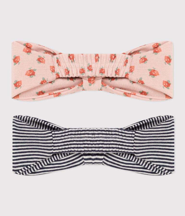 Confezione da 2 fasce beb&egrave; in cotone variante 1