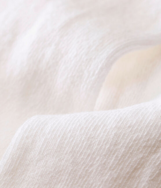 Collant bebè femmina bianco LAIT
