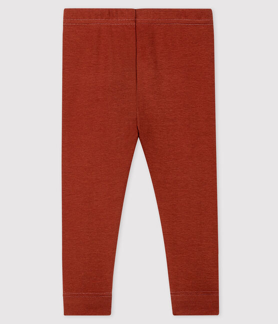 Leggins per bebè in cotone arancione MADRAS