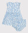 Abito e bloomer in cotone con stampa di ciliegie blu neonato blu MARSHMALLOW/ PORCELANA