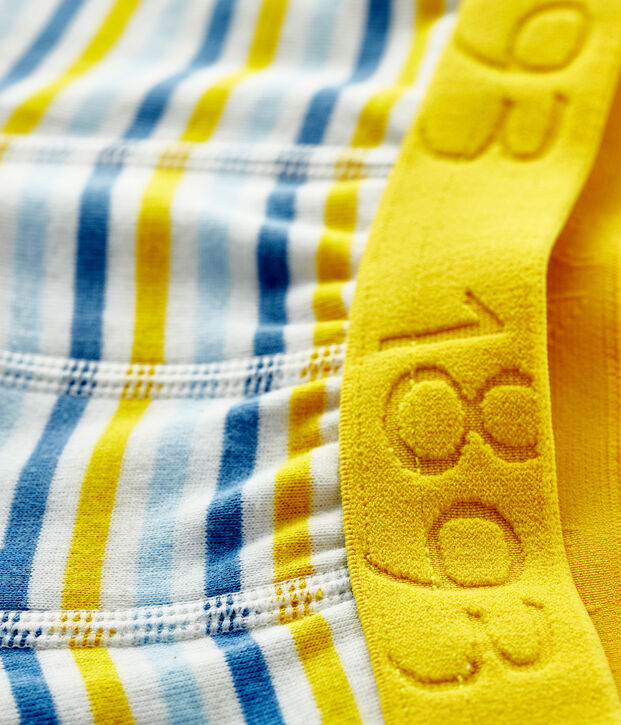 Boxer bambino bianco/multicolore