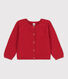 Cardigan in cotone bambina