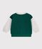 Orsacchiotto bicolore in cotone per neonati verde/beige