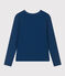 T-shirt LE DROIT girocollo in cotone Donna blu INCOGNITO