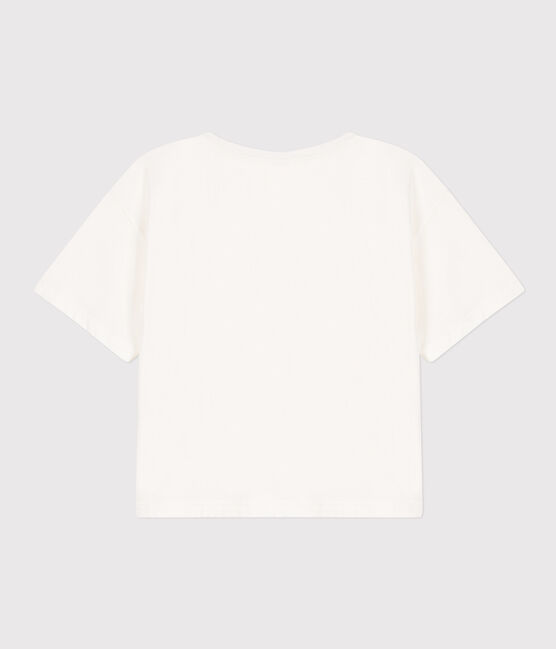 T-shirt LE BOXY in cotone donna bianco MARSHMALLOW
