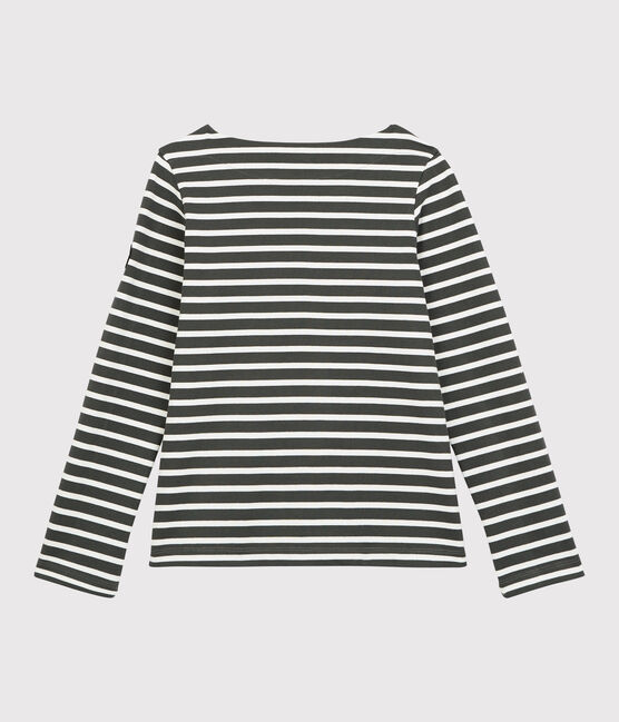 Marinière Donna grigio ORAGE/bianco MARSHMALLOW