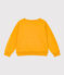 Felpa in molleton stampato bambino unisex giallo BOUDOR