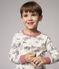 Pigiama tela di Jouy Parigi bambino in cotone bianco MARSHMALLOW/blu MEDIEVAL