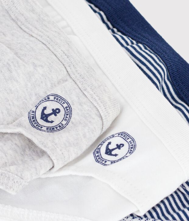 Lot de 3 slips en coton multicolore