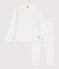 Pigiama bambina in cotone a pois bianco MARSHMALLOW/ EDNA