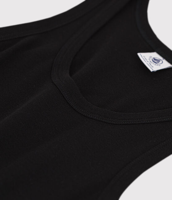 Canottiera L'ICONIQUE in cotone biologico donna nero NOIR