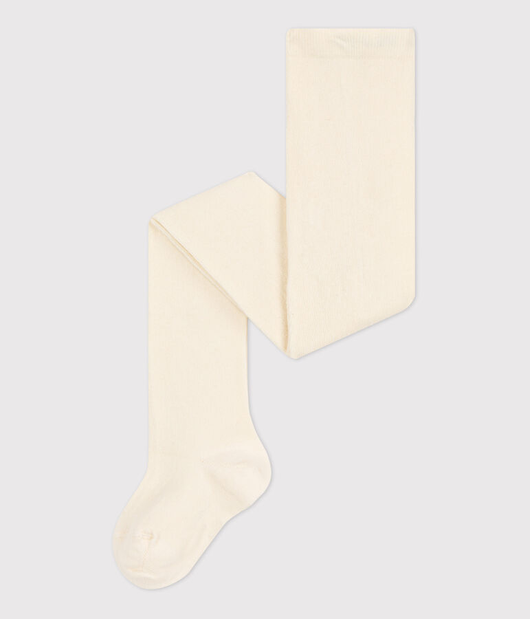 Collant bambina ecru