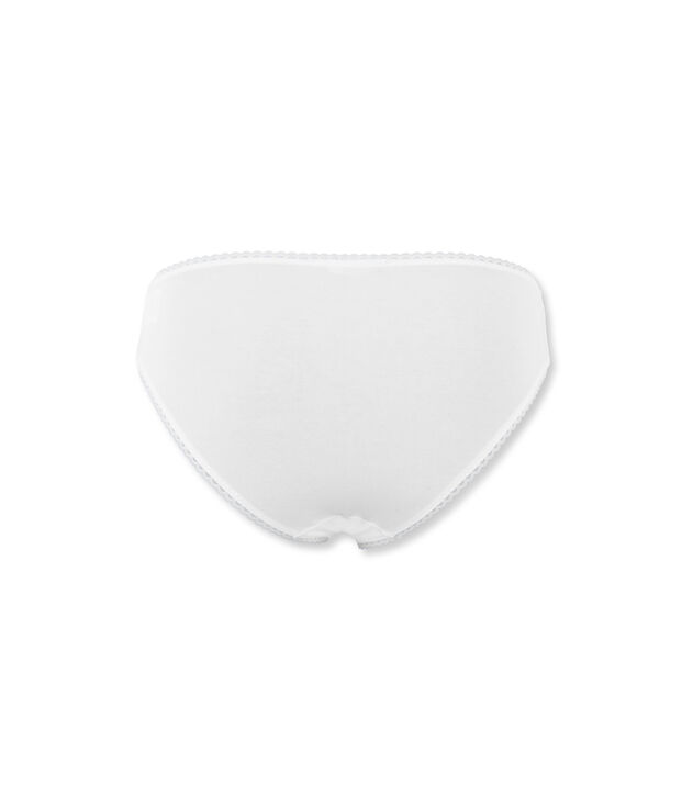 culotte donna in jersey lycra seconda pelle bianco