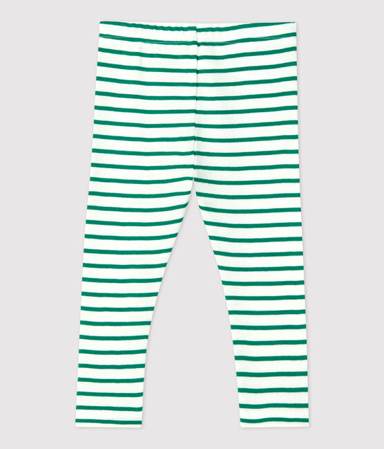 Leggins in cotone bebè. bianco MARSHMALLOW/ PIVERT