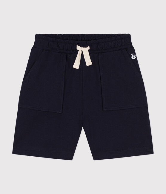 Shorts in cotone bambino blu SMOKING