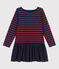 Abito a righe in cotone spesso e garza di cotone bambina LITTORAL CHINE/ STOP