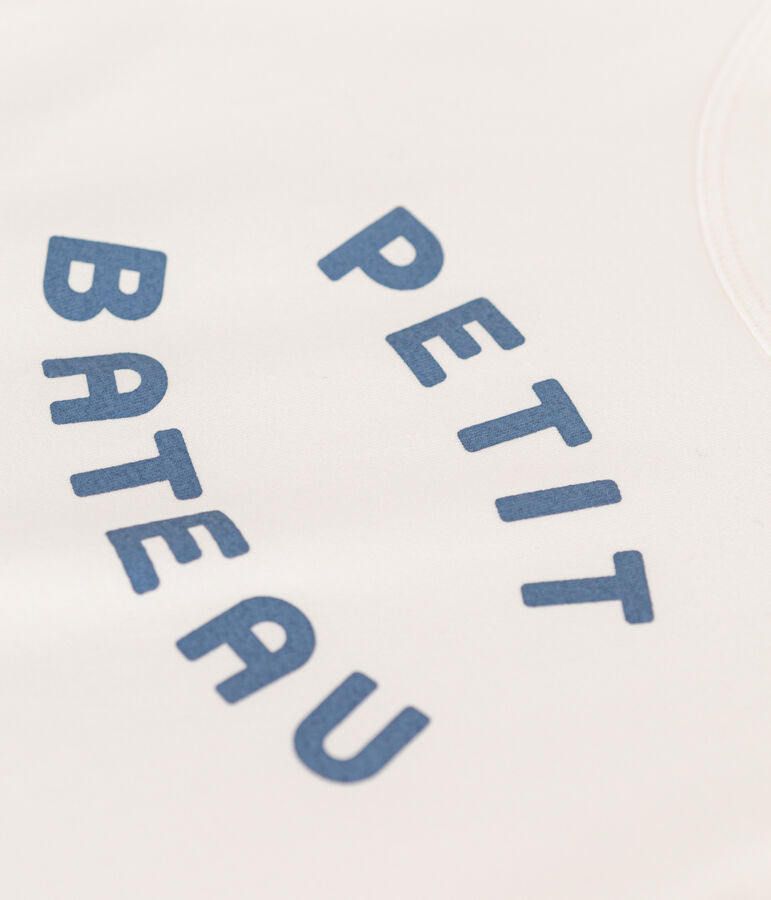 T-shirt in jersey leggero bambino bianco