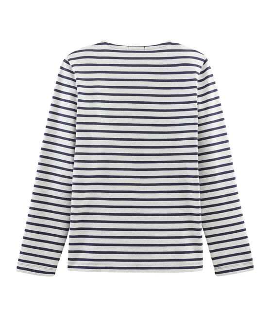 Marinière iconica uomo beige COQUILLE/blu SMOKING
