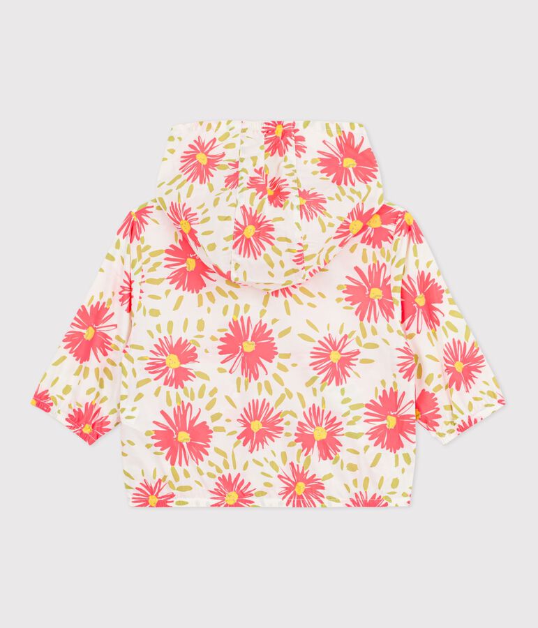 Giacca a vento ultraleggera neonato bianco MARSHMALLOW/bianco MULTICO