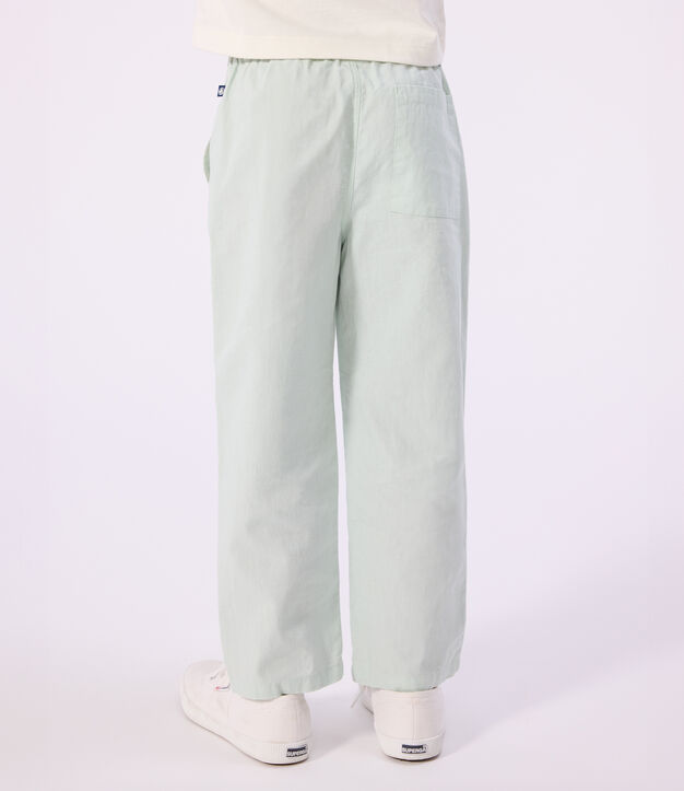 Pantaloni in cotone e lino bambino SPRAY