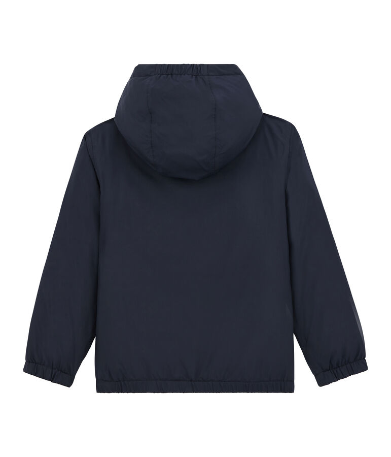 Giacca a vento caldo e reversibile bambino unisex blu SMOKING