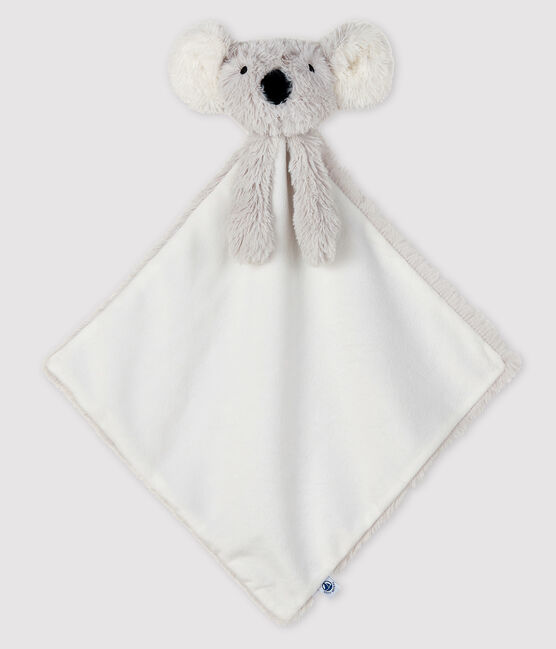 Doudou koala bebè in pile bianco MARSHMALLOW/grigio GRIS