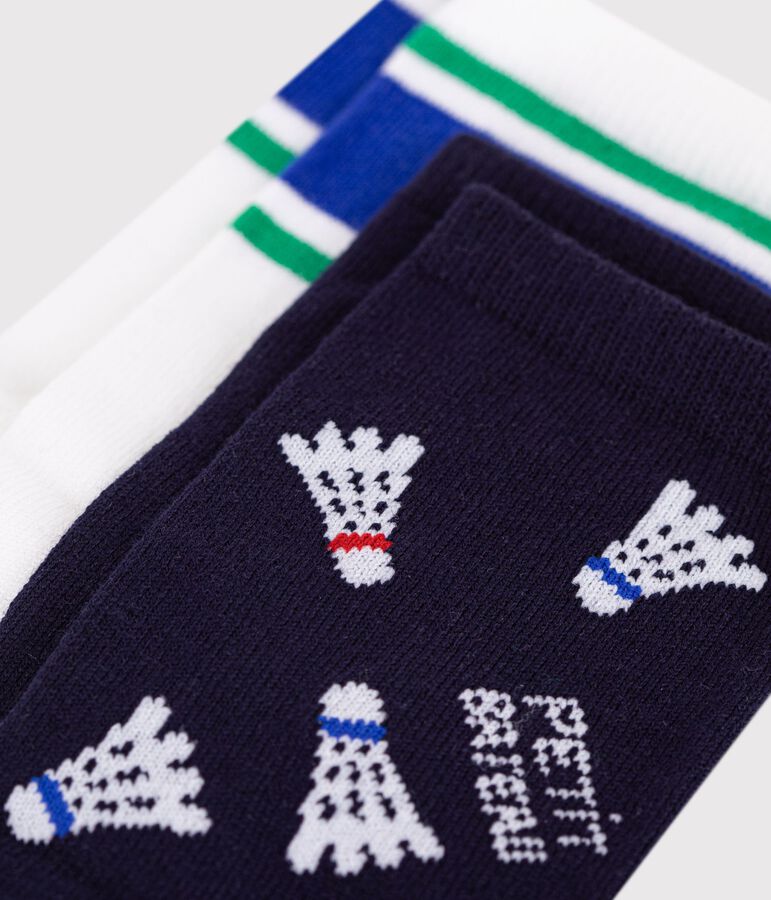 2 paia di calzini in cotone con volant bambina variante 1