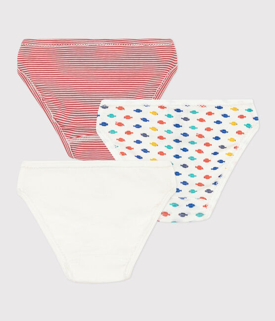 Confezione da 3 slip in cotone con animali marini variante 1