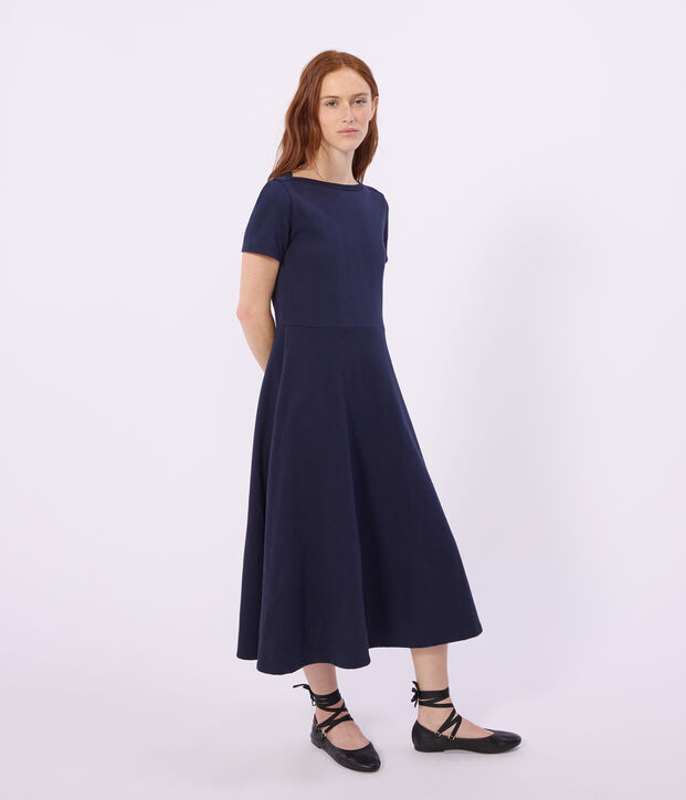 Abito lungo in cotone donna SMOKING