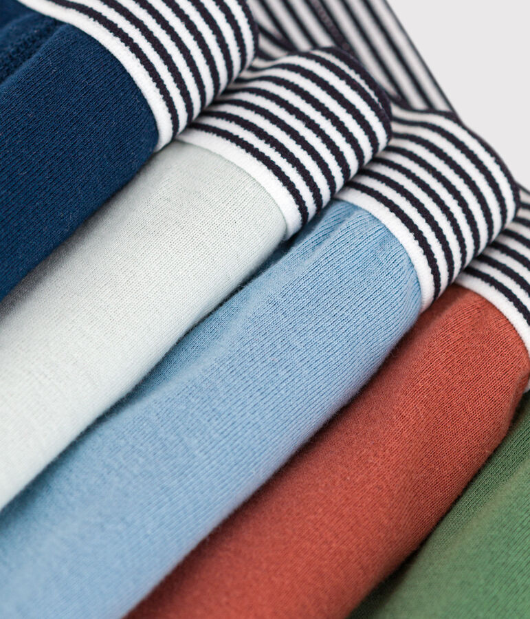 Confezione da 5 boxer in cotone bambino multicolore
