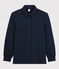 Camicia in cotone caldo donna blu SMOKING