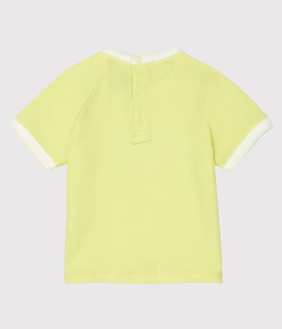 T-shirt maniche corte bebè maschio giallo SUNNY