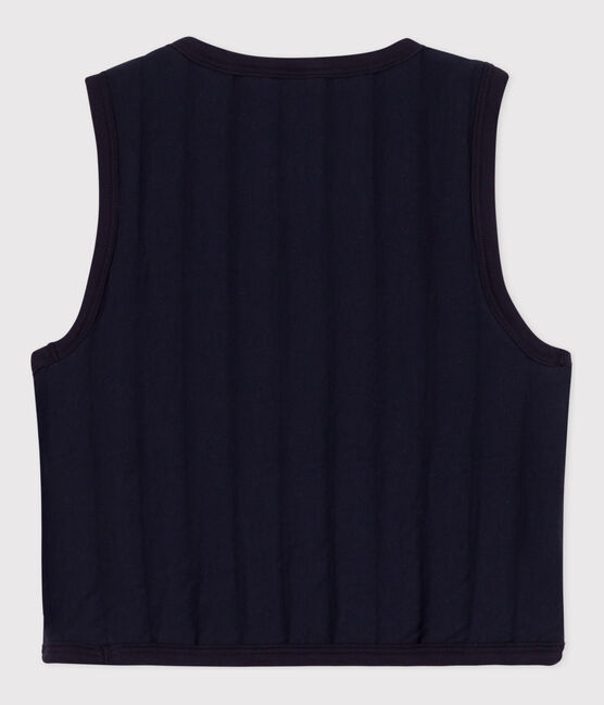 Gilet senza maniche in tubique bambino unisex blu SMOKING