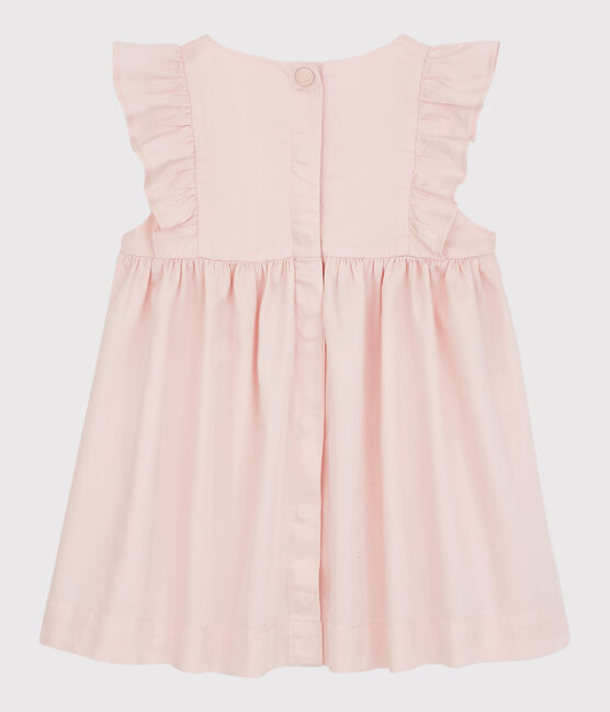 Abito in raso bebè. rosa MINOIS