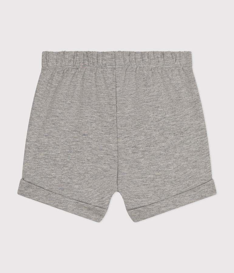 Shorts in jersey leggero beb&egrave; grigio