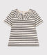 Blusa bebè a maniche corte in jersey