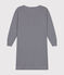 Camicia da notte in cotone a righe donna blu SMOKING/bianco MARSHMALLOW