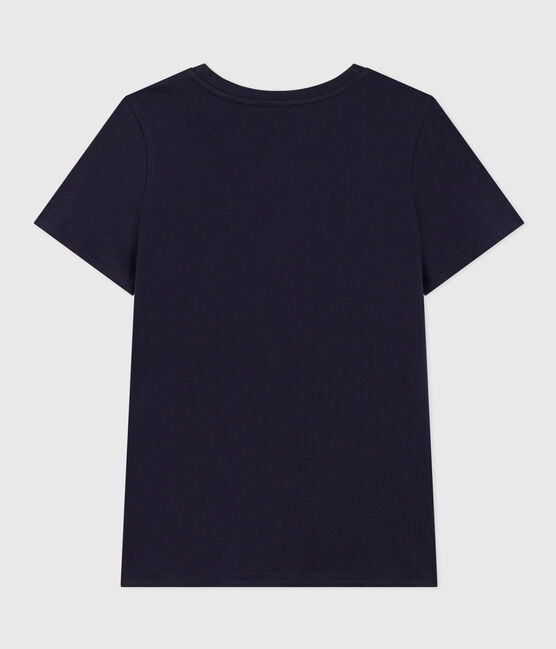 T-shirt LE DROIT girocollo in cotone Donna blu SMOKING
