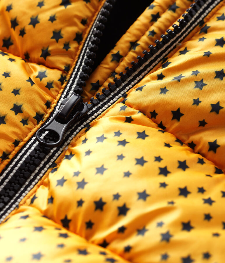 Piumino trapuntato beb&egrave; maschio giallo/blu