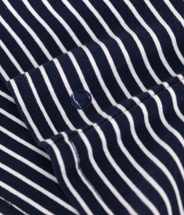 T-shirt L'Iconique in cotone a righe donna blu/bianco