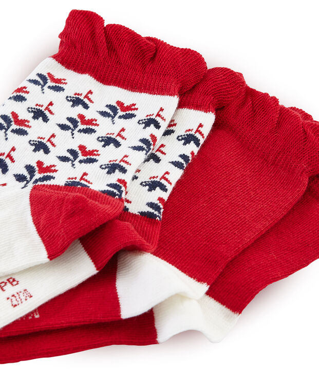 Confezione da 2 paia di calzini bambina multicolore