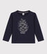 T-shirt bambino a maniche lunghe in cotone