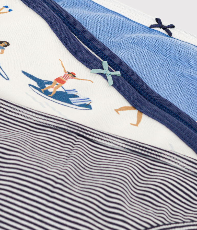 Confezione da 3 slip in cotone donna multicolore