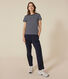T-shirt LE DROIT girocollo in cotone Donna