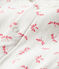 Bodyjama bebè femmina in tubique bianco MARSHMALLOW/rosa GROSEILLER