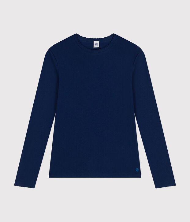 T-shirt L'ICONIQUE cocotte in cotone Donna blu