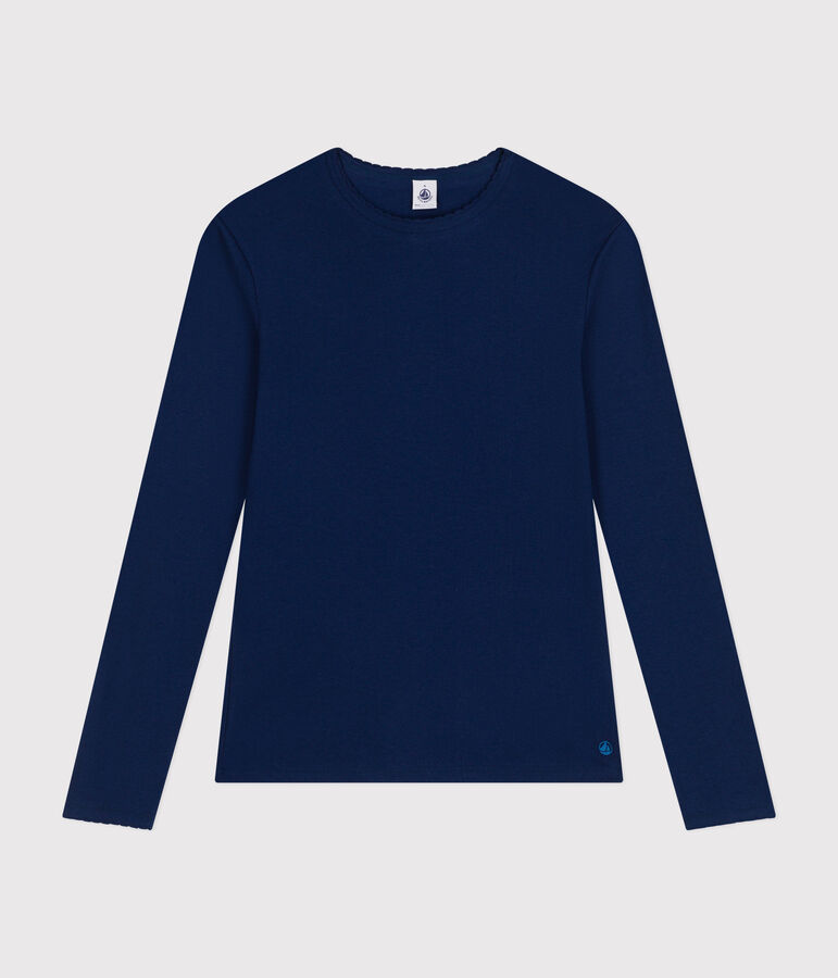 T-shirt L'ICONIQUE cocotte in cotone Donna blu