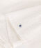 Abito senza maniche in cotone bambina bianco MARSHMALLOW